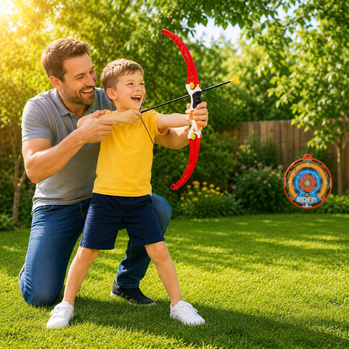 Arch for children with suction cup arrow shield large 60 cm safe 3 4 5 Manufacturer code zestaw małego łucznika
