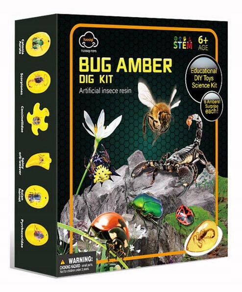 Archaeologist's Set Fossil Excavations Educational Amber for Children Packaging status original