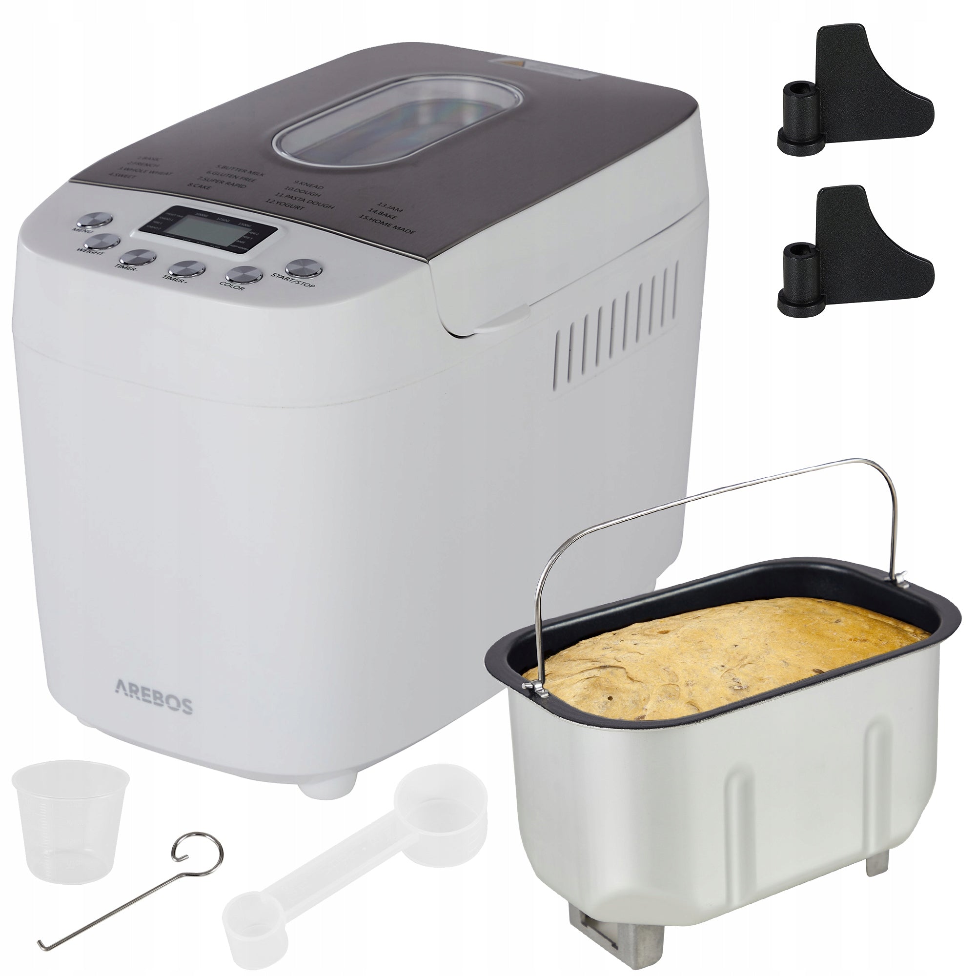 Arebos - Bread Maker | 1500 g | 850 W | White