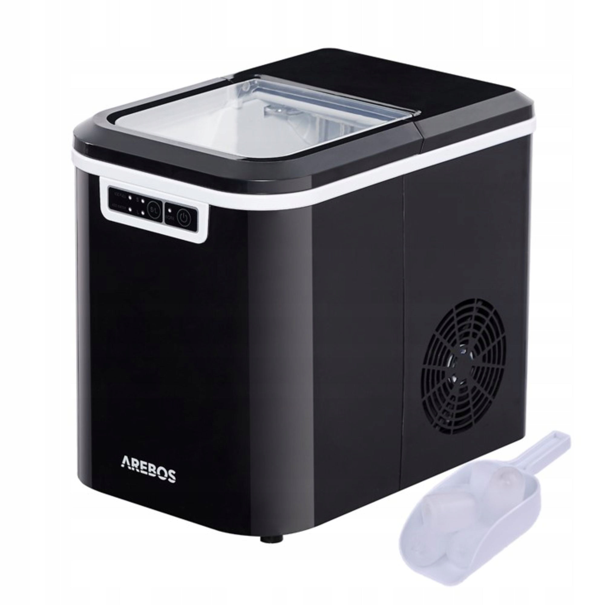 Arebos - Ice Cube Machine 2.2L | Black