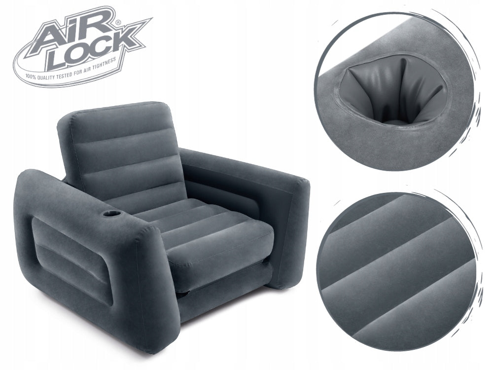 Armchair Inflatable Single Bed Mattress Intex 224x117 MODEL 2026 Manufacturer code 66551