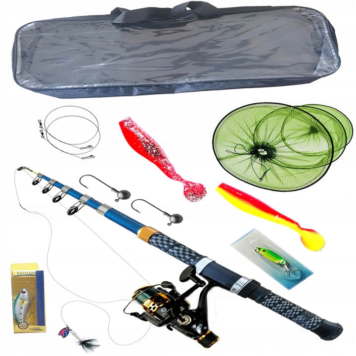 Armed Fishing Kit Over Water SPINING BAG Gift for Fisherman