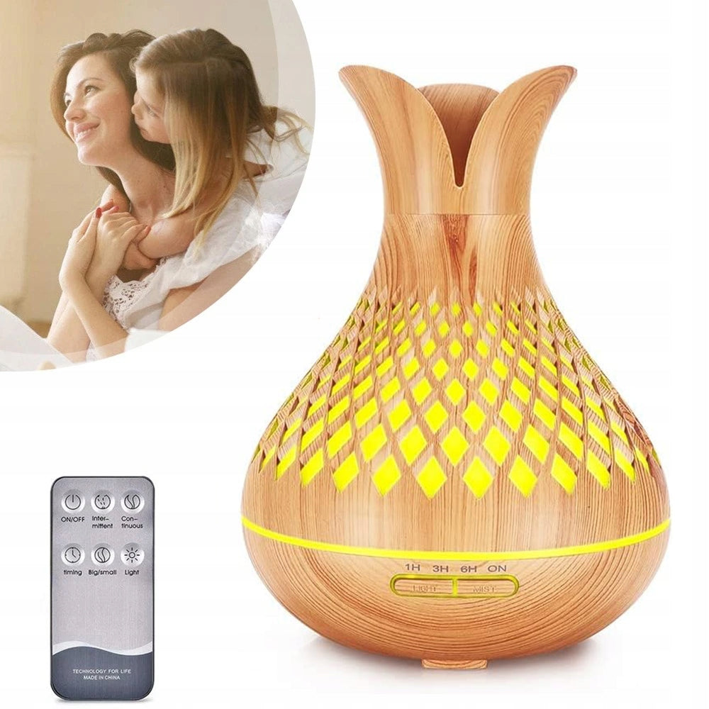 Aroma diffuser humidifier 500ml timer LED ultrasonic oils