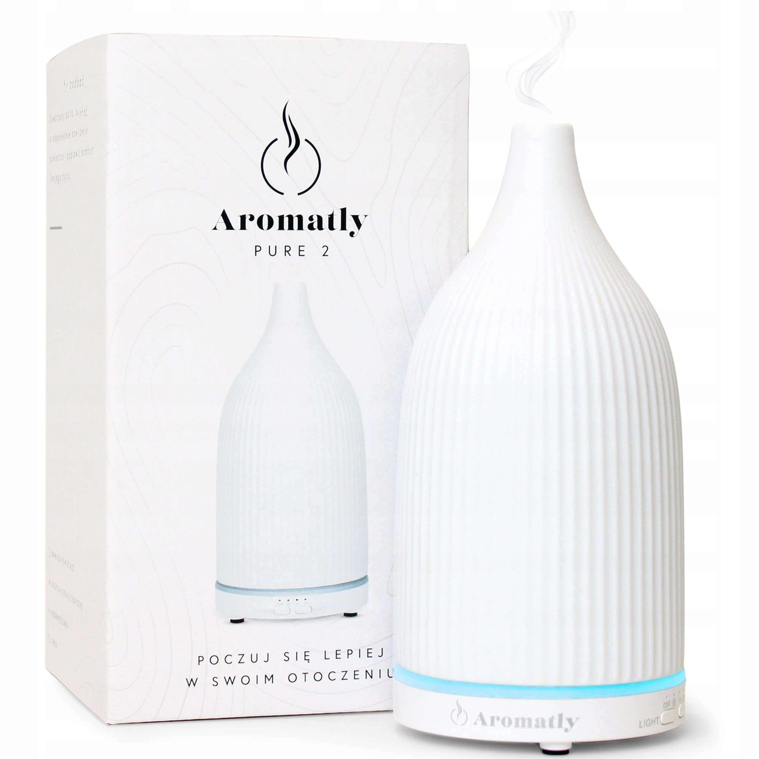 Aromatly Fragrance Diffuser Ceramic Aromatherapy Night Light | GIFT