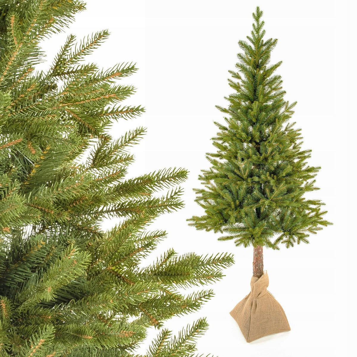 Artificial Christmas Tree On The Trunk Pe like Real Franklin 220cm