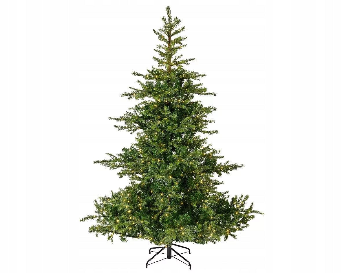 Artificial Christmas tree Kaemingk 180 cm LED 400 lights, dense, looks alive