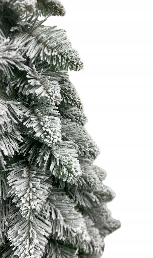 Artificial Christmas tree snow-covered SLIM in a pot 150 cm Spruce Zakopane narrow Manufacturer code k/01