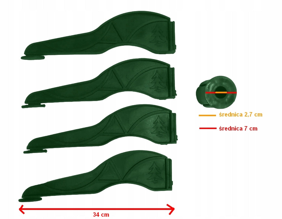 Artificial Christmas tree stand 180-240 cm plastic universal whole set Brand no brand