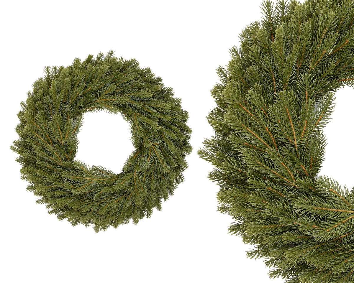 Artificial wreath Christmas Spruce PE Lux Premium Large 62 cm