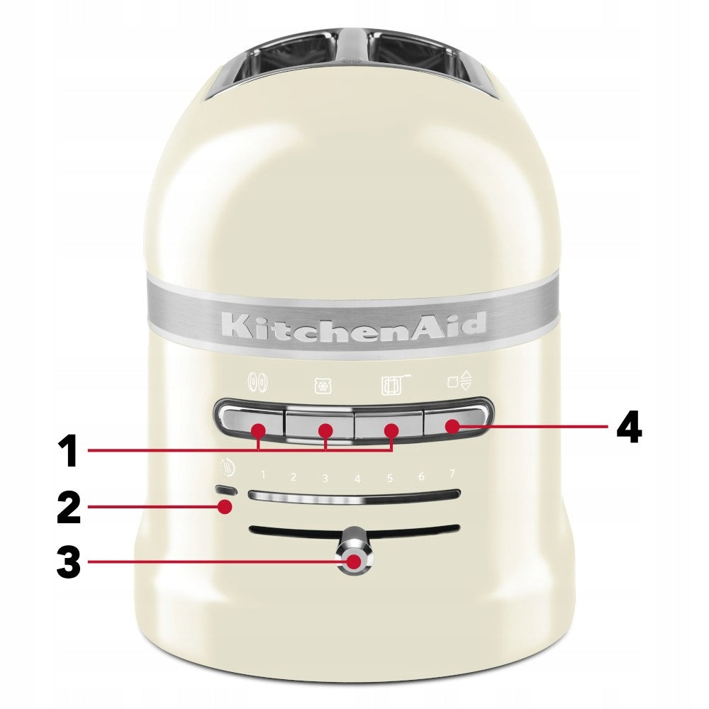 Artisan Toaster 5KMT2204EAC cream Power rating 1250 W