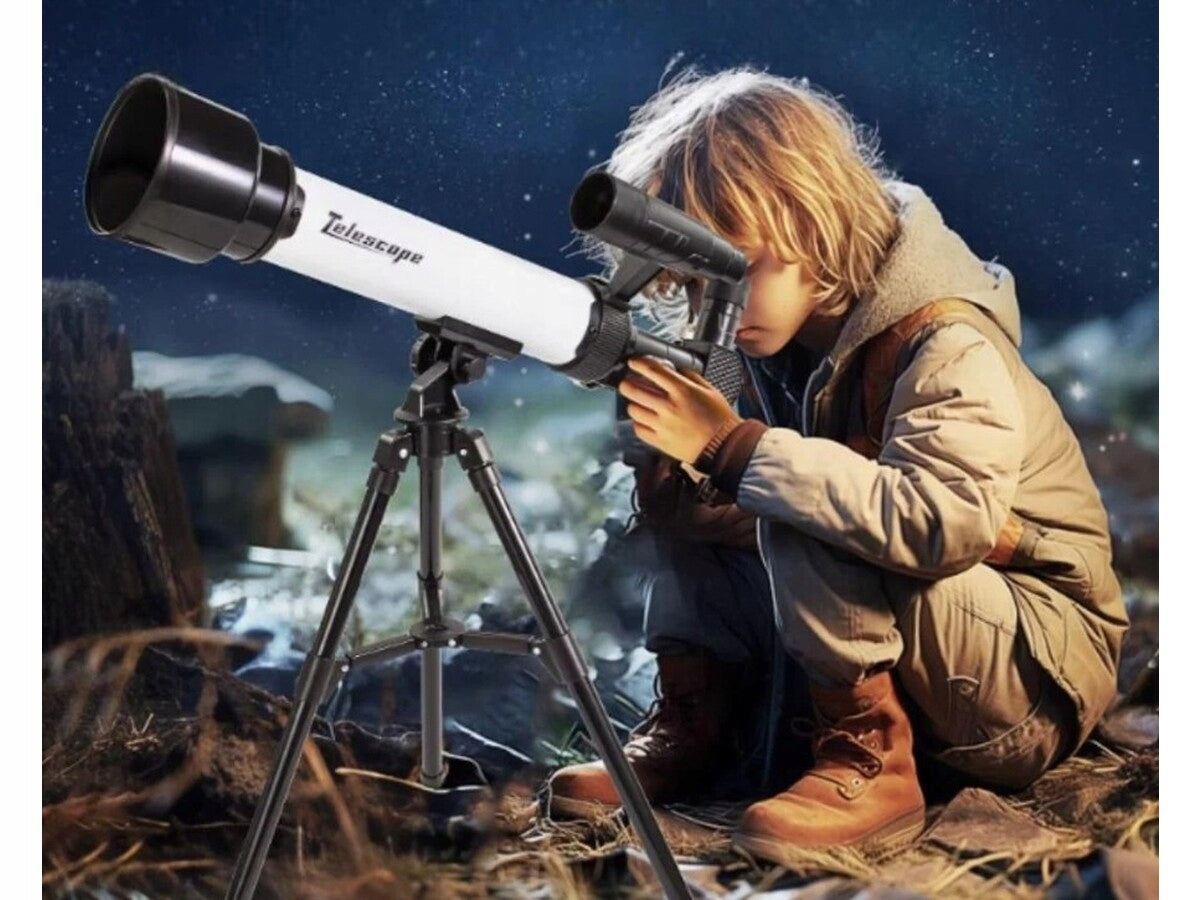 Astronomical Telescope Set for Children Tripod Accessories Sky Observation Packaging status original