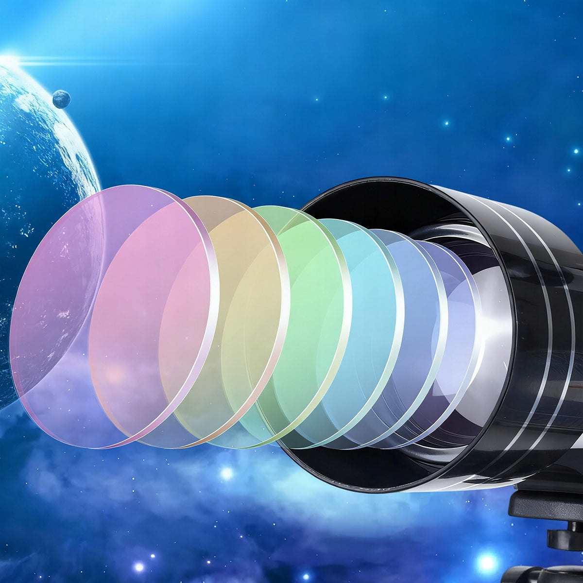 Astronomical telescope for children with 70 mm aperture and 400 mm aperture Kid's age 12＋ years