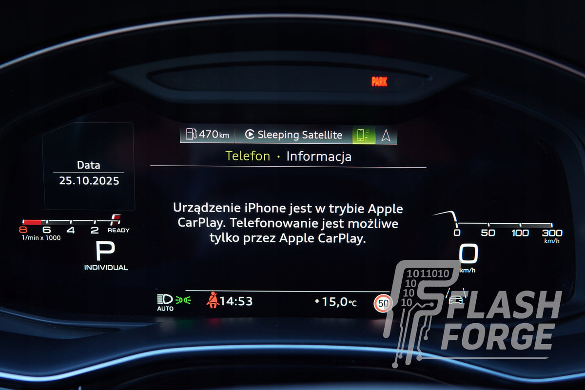 Audi 2020+ A4 A5 A6 A7 A8 Q3 Q5 Q7 Q8 – Apple CarPlay/Android Auto MIB3 Manufacturer code MIB2, MIB3