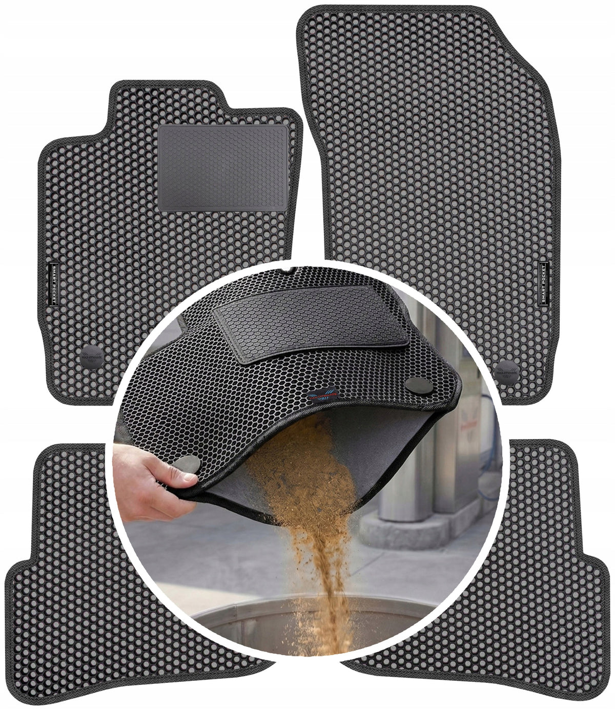 Audi A1 2010-2018 EVA SMART POCKET Rugs
