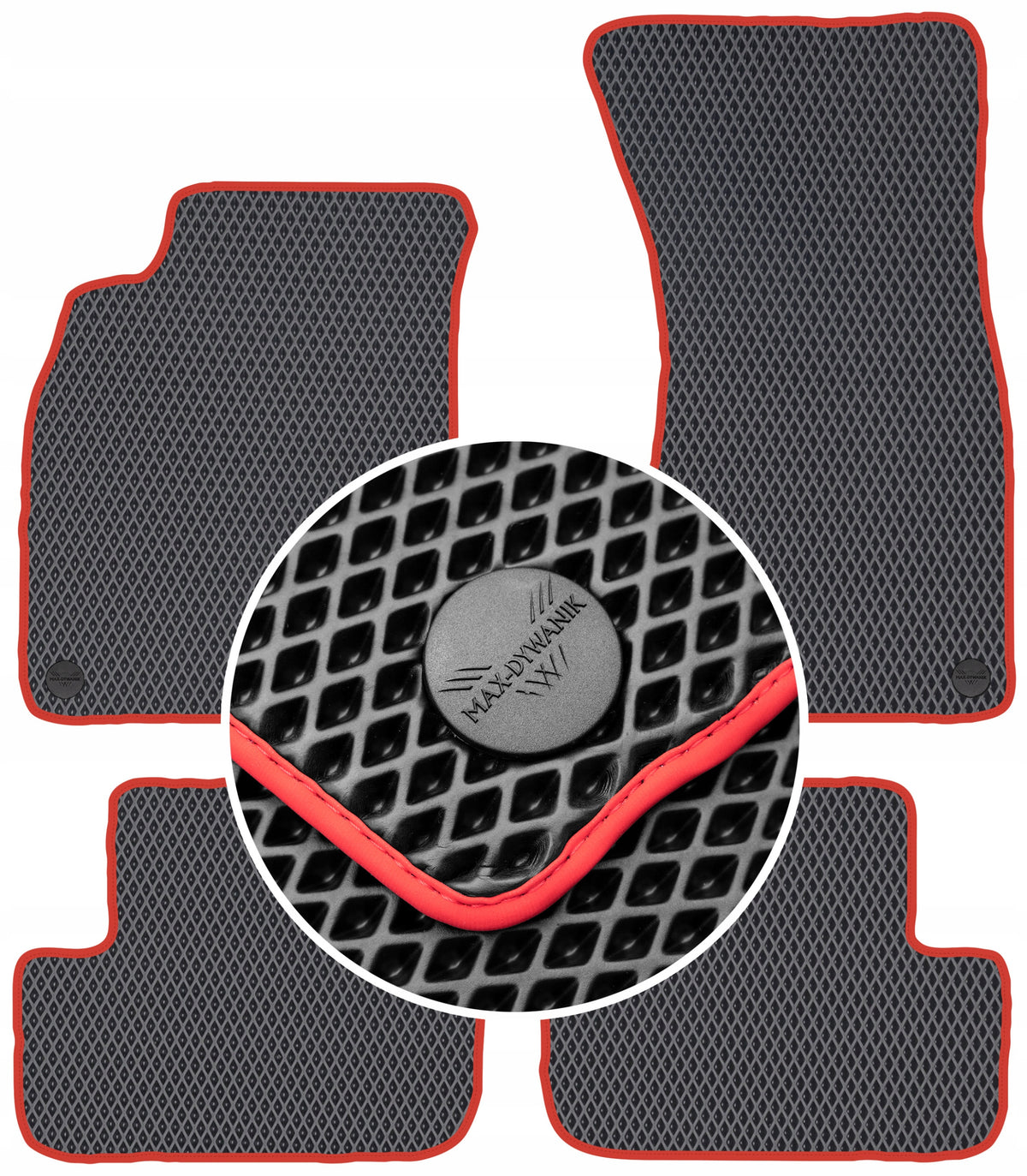 Audi A4 B8 2007-2015 EVA Rugs BLACK