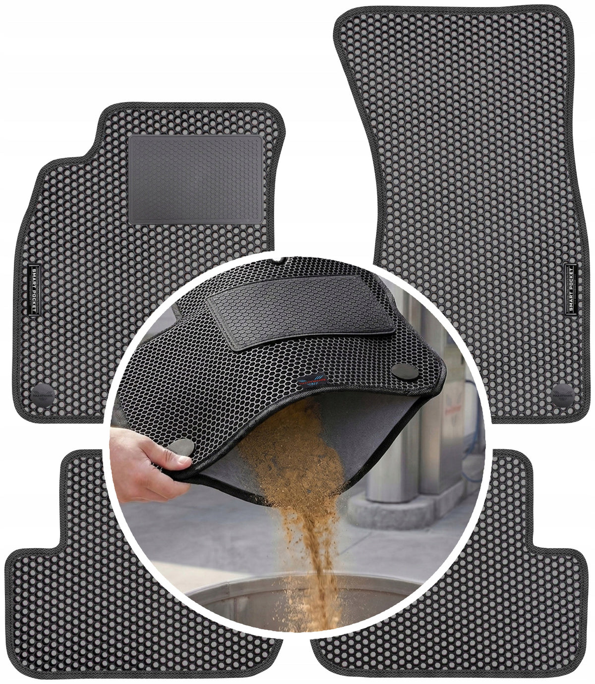 Audi A4 B8 2007-2015 EVA SMART POCKET Rugs