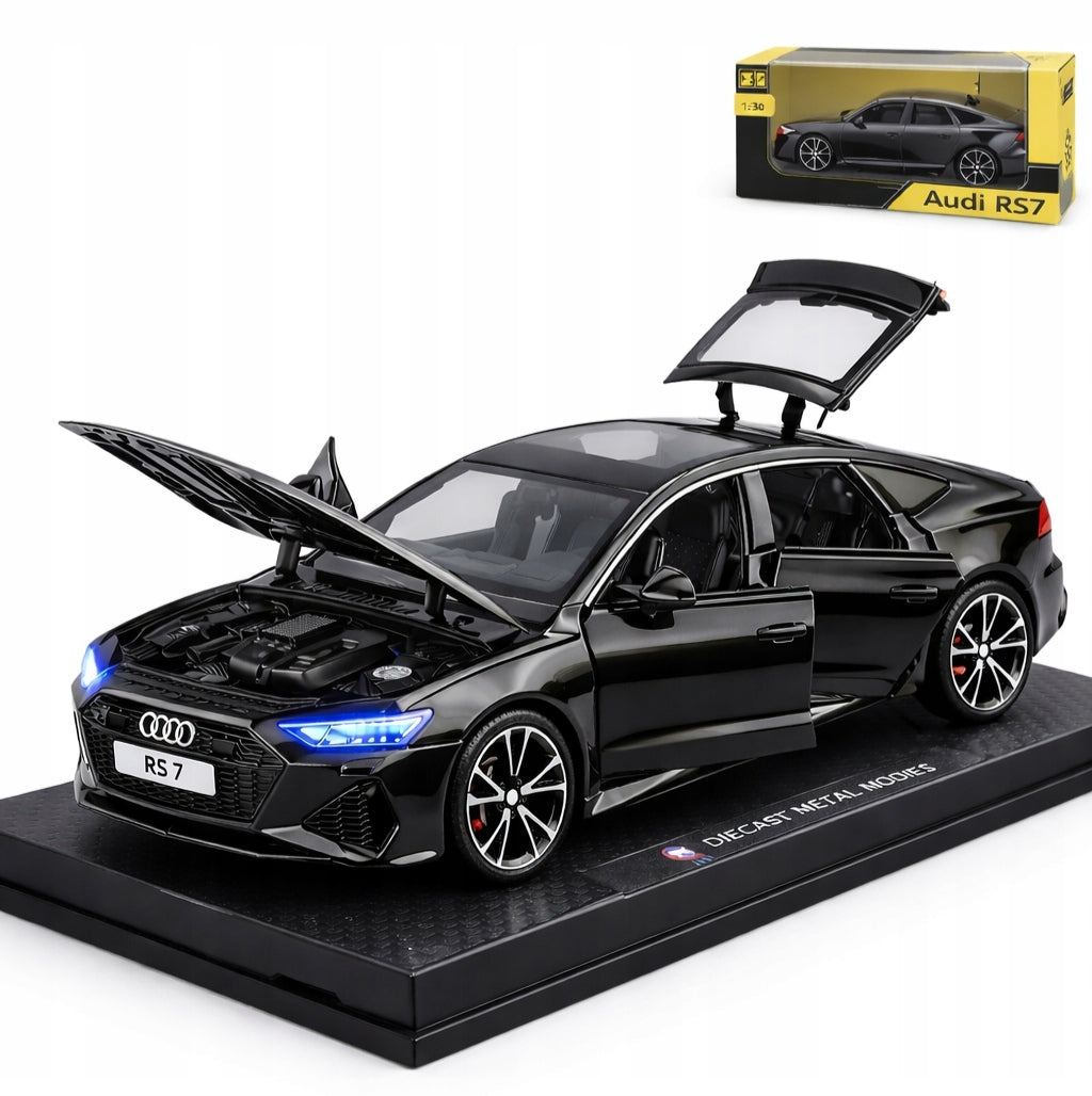 Audi RS7 1:32 - Metal - Model - Audi license - LED - Sound - Pull-Back