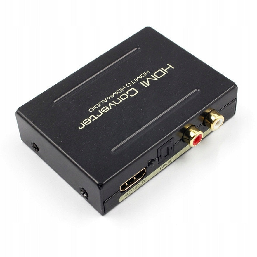 Audio Extractor with HDMI to Toslink SPDIF + Cinch Brand SpeaKa Professional