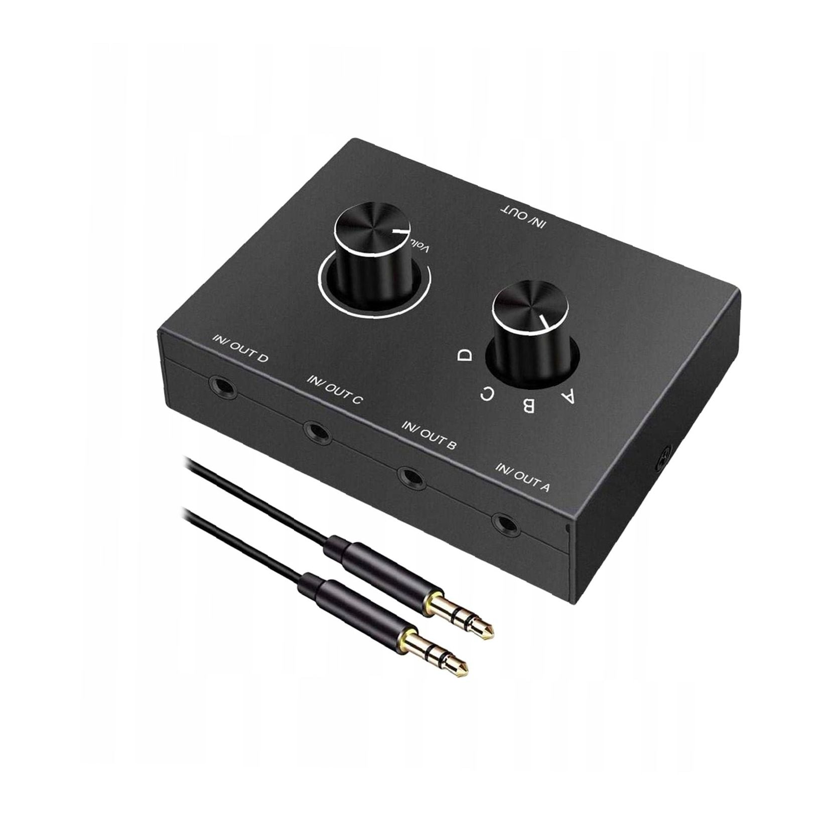 Audio Switch 3.5 mm Compact Audio Signal Source