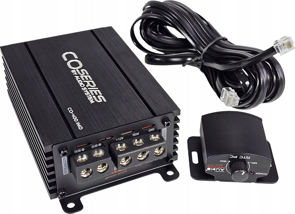 Audio System CO 400.1 MD 1 Channel Amplifier for Micro Subwoofer Packaging status original