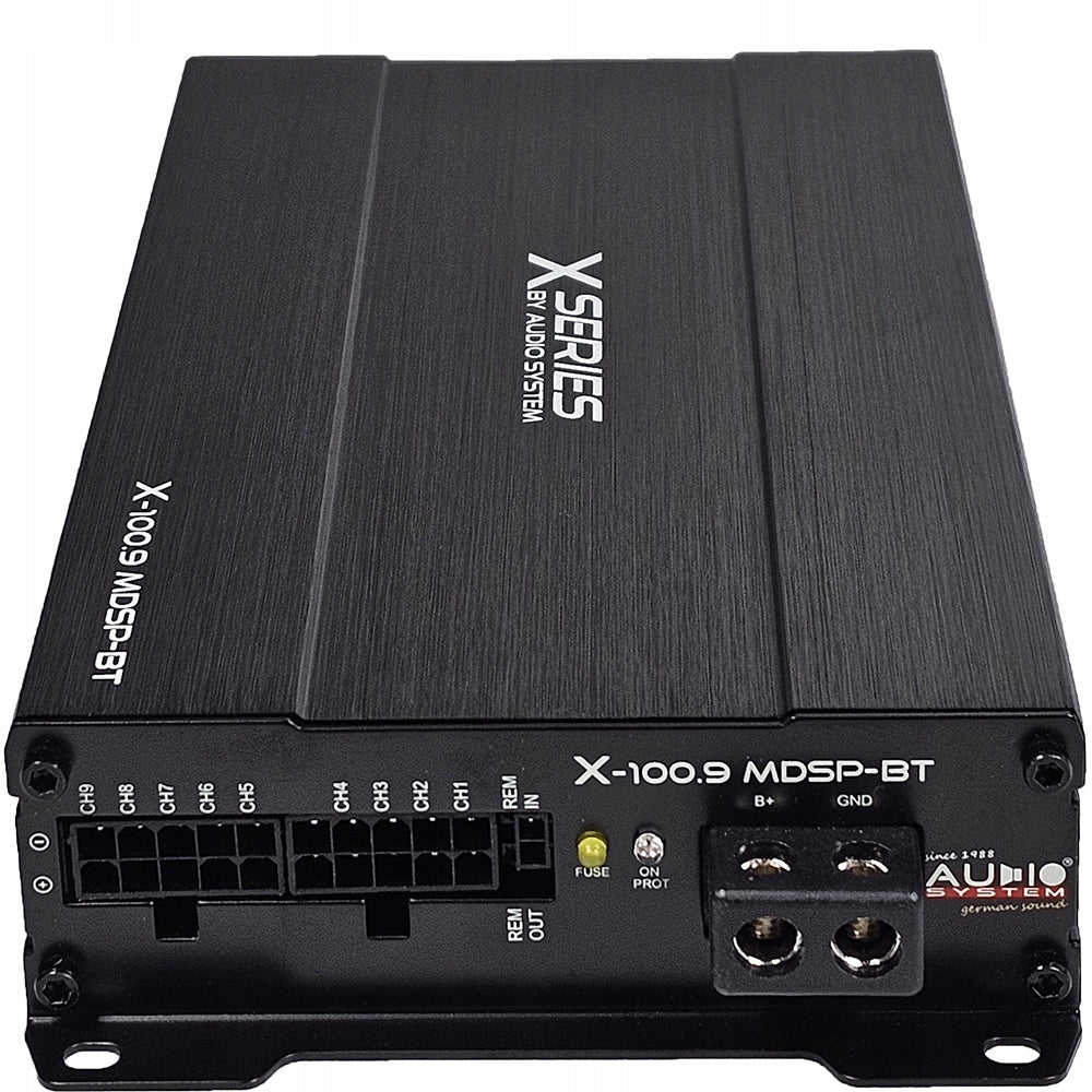 Audio System X-100.9M DSP-BT 13ch DSP 9 Channel Amplifier 8x140W+30W RMS Packaging status original