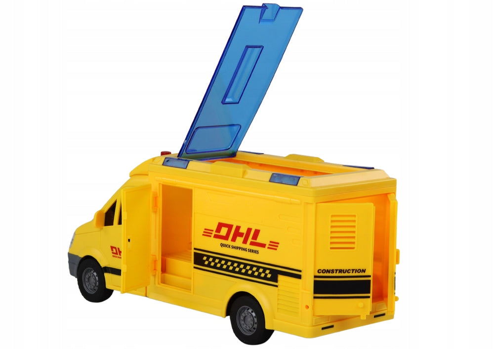 Auto Delivery Friction Drive Opening Door Light Sounds Yellow 1:16 Minimum kid's age 0