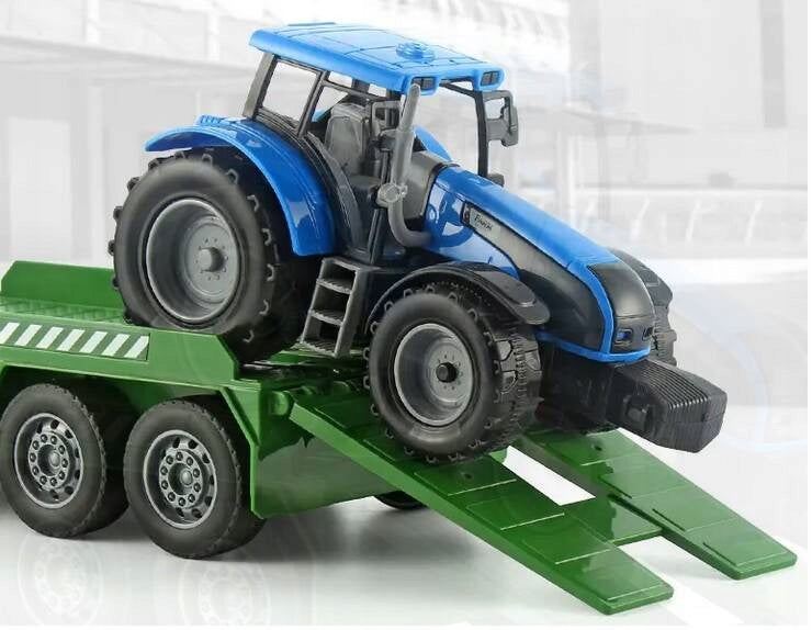 Auto Tir Tow Truck Tractors Farm Kit with Ramp Sounds and Lights Drive Manufacturer code 633296