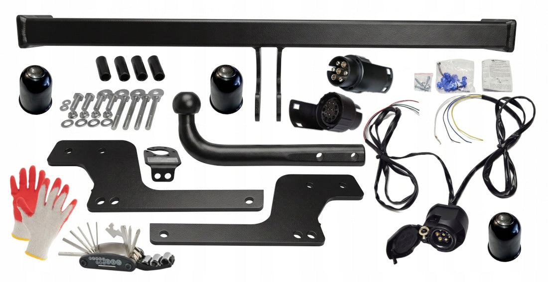 Auto towbar + DACIA DUSTER 2010 2021 I 2 II 1 adapter freebie Manufacturer Bizub Hak-Pol