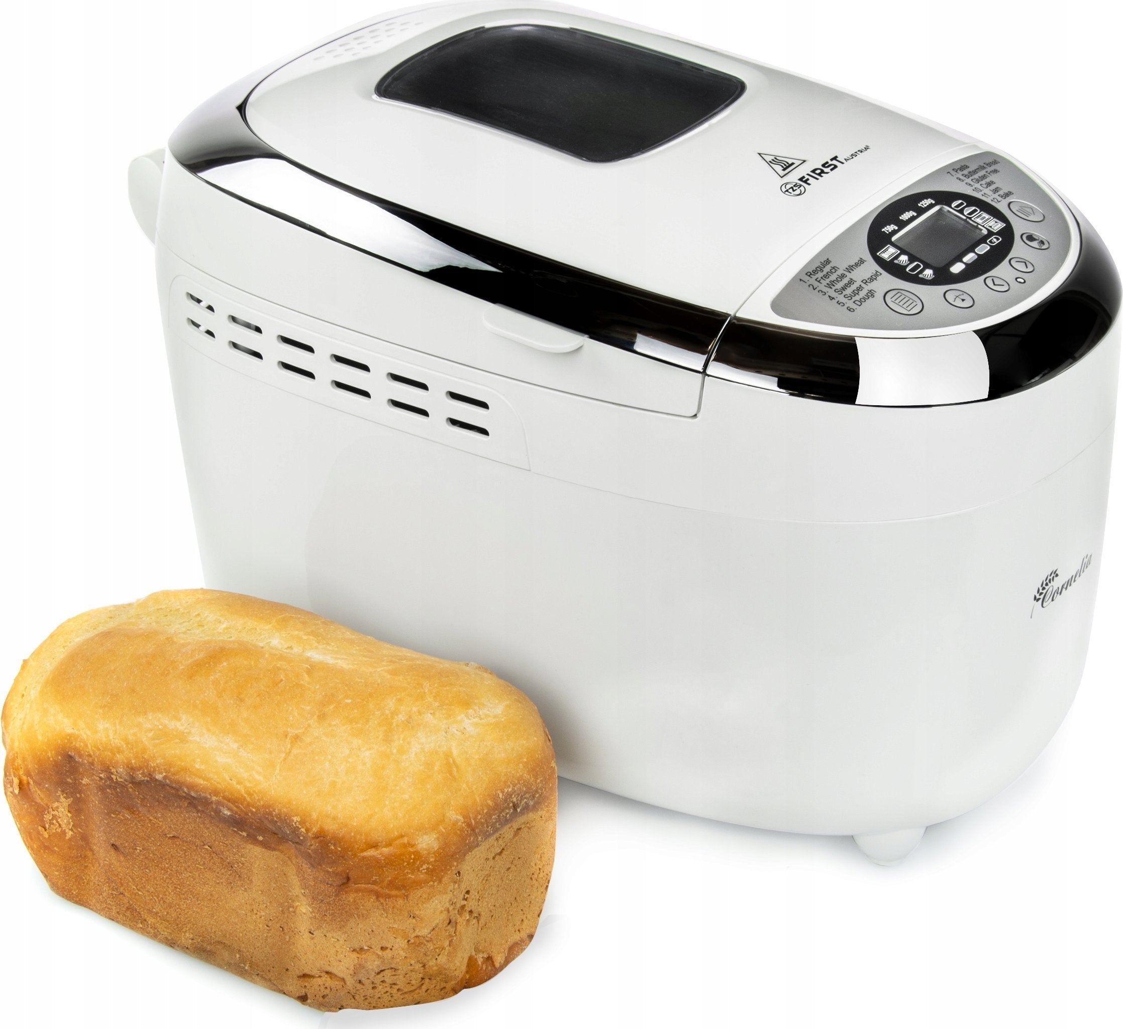 Automatic Bread Maker First Austria 12 Programs White