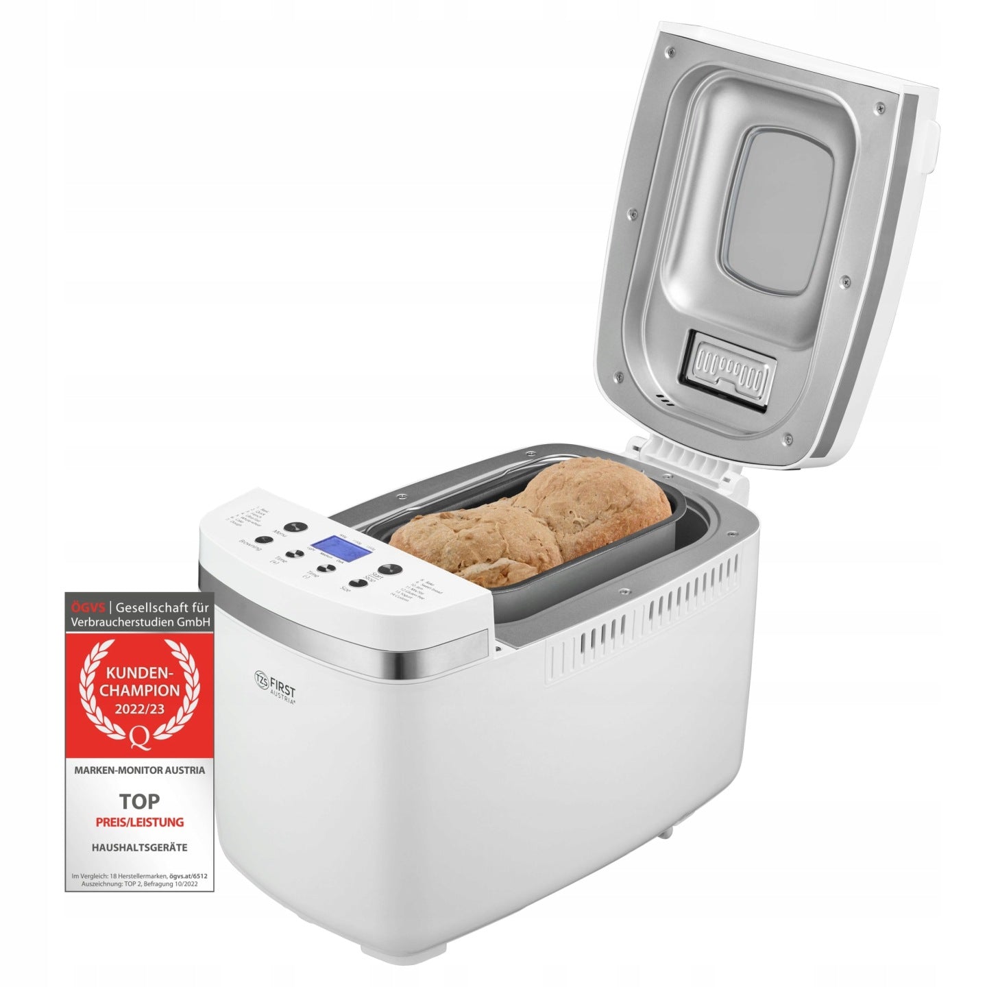 Automatic Bread Maker First Austria 14 Programs 1350 g Manufacturer code 5152-5