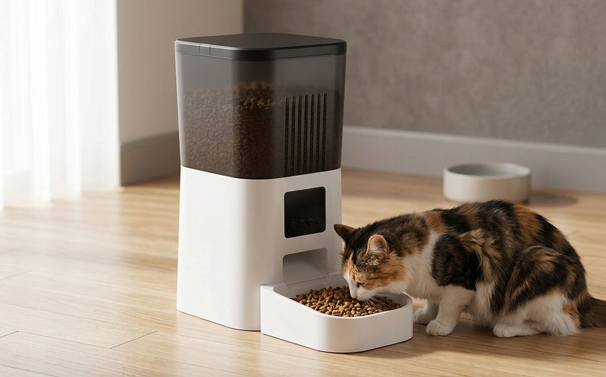 Automatic Cat / Dog Food Dispenser | 4L | WiFi | TUYA Smart Life Packaging status original