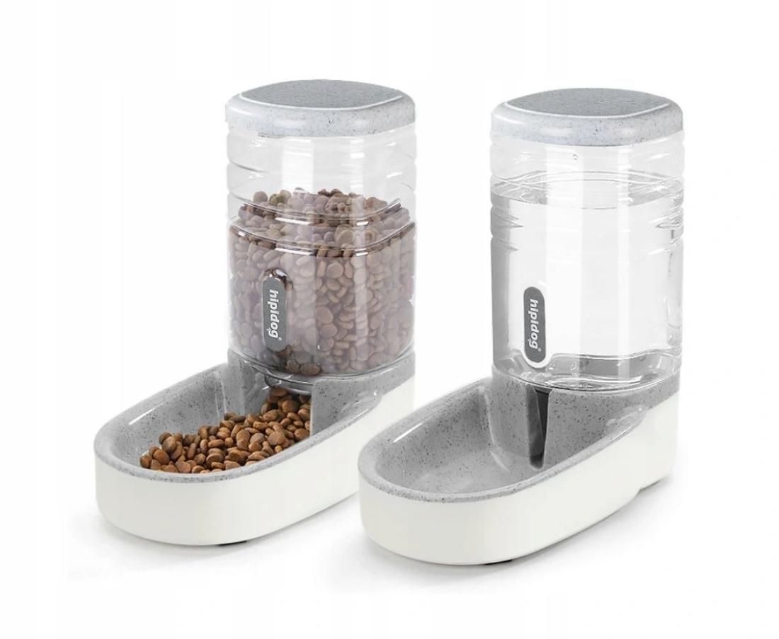 Automatic Cat Dog Water Feeder Grey Packaging status original
