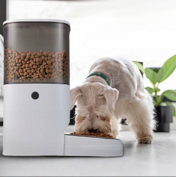 Automatic Dispenser Bowl Rabbit Cat Food Feeder 6L USB Packaging status original