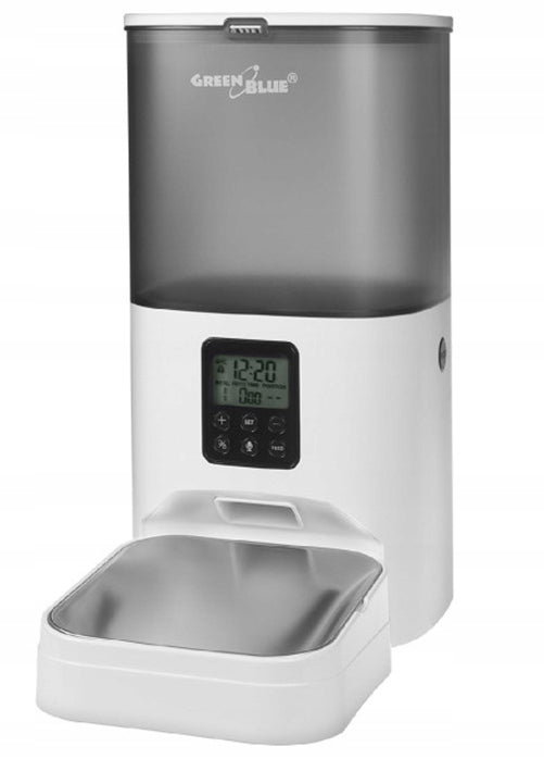 Automatic Dispenser Bowl Rabbit Cat Food Feeder 6L USB