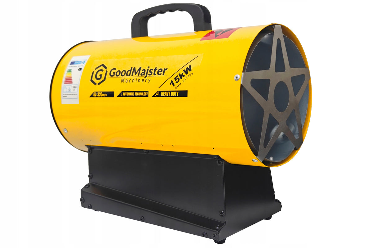 Automatic GAS HEATER with THERMOSTAT LCD 15kW BLOWER 320m3/h Brand GoodMajster