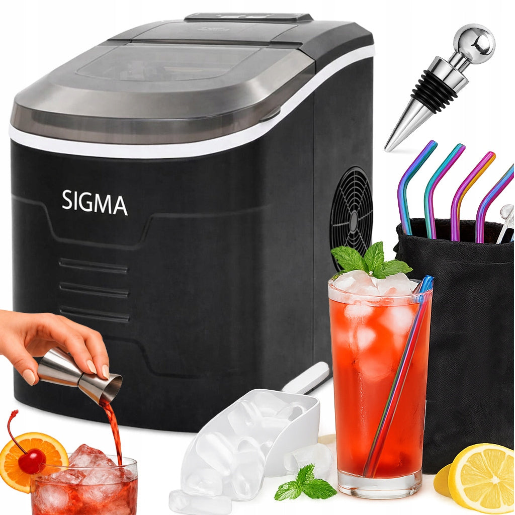 Automatic Ice Maker Household Ice Maker Fast Efficient 12kgS/L+freebie
