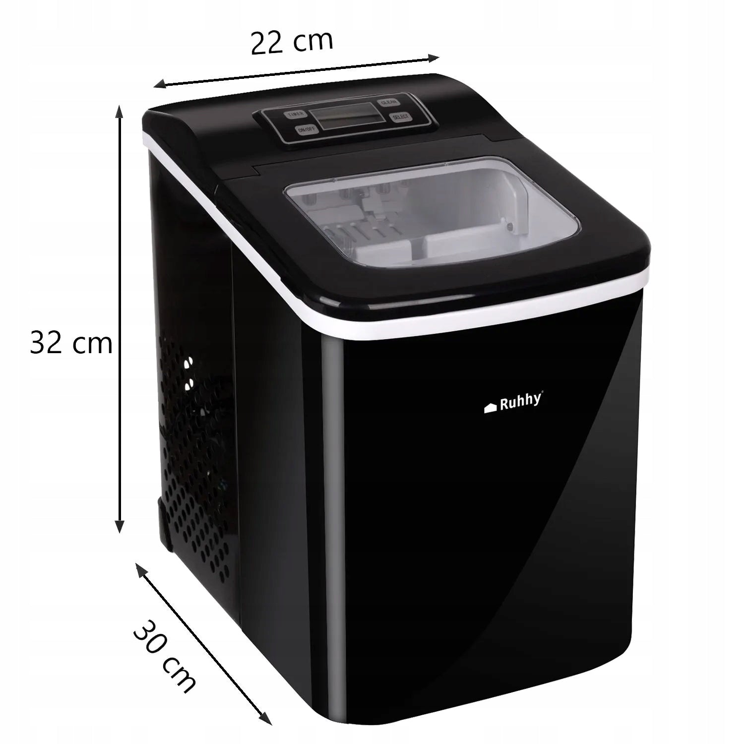 Automatic Ice Maker with LCD Display Ruhhy Brand Ruhhy