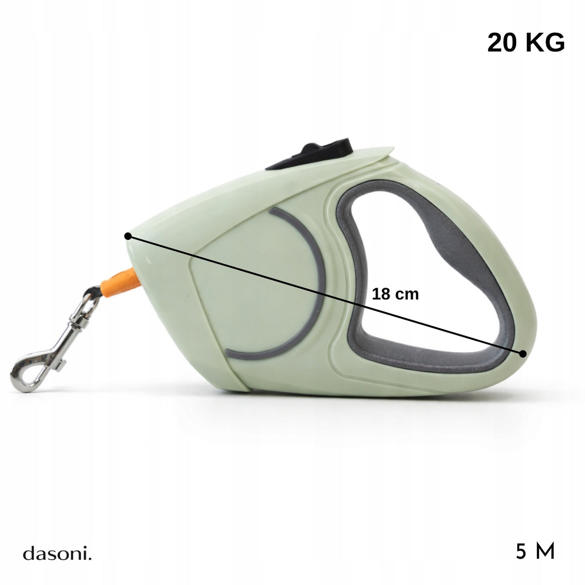 Automatic Lanyard 5m To 20kg Tape Durable Mint Small Medium Breeds Manufacturer code ABQT-703-Y
