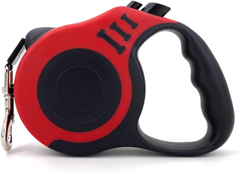 Automatic Lanyard for Dog Cat Flexi Retractable with Lock 5m 20kg RED Manufacturer code Profesjonalna Smycz Automatyczna dla Psa Kota