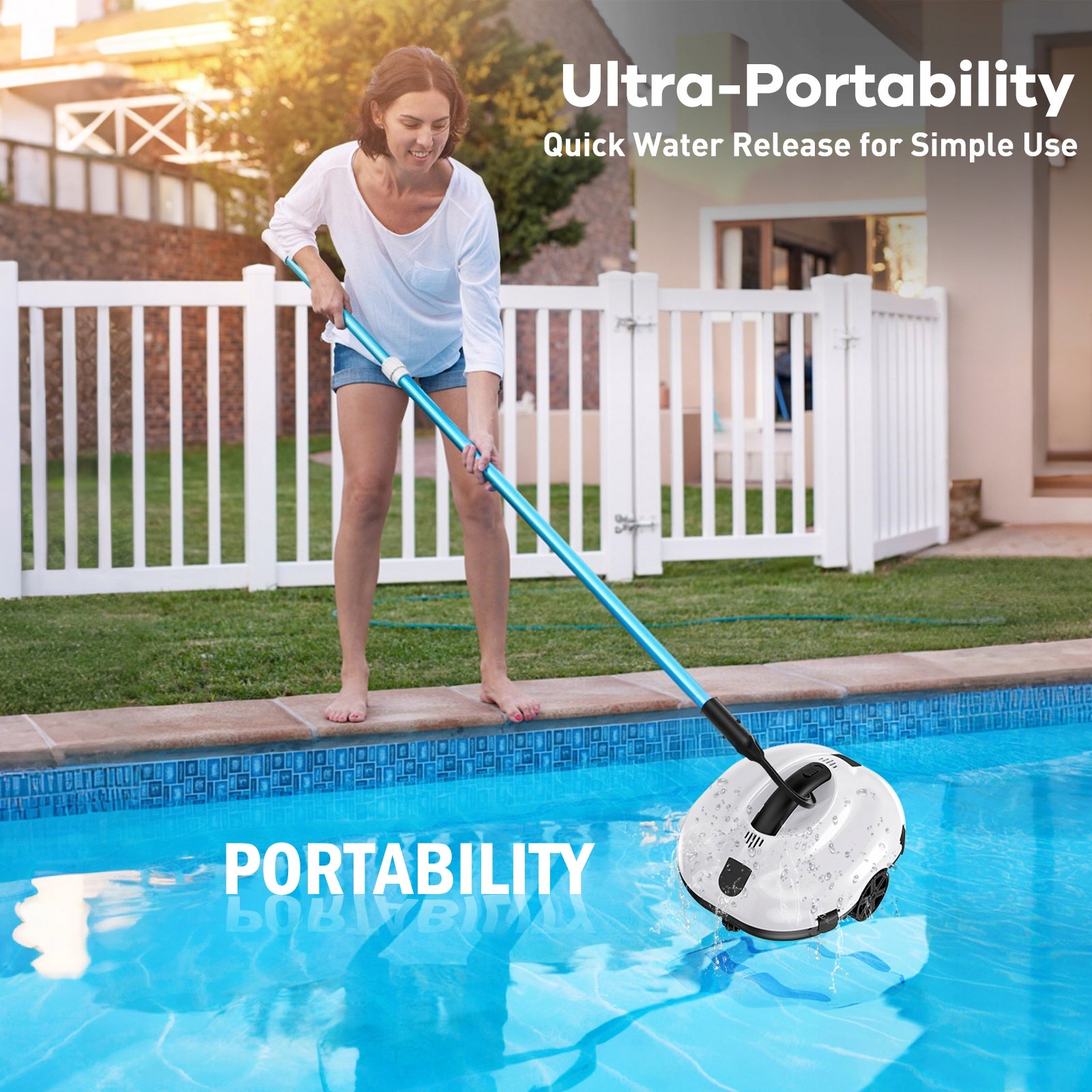 Automatic Pool Cleaning Robot Vacuum Cleaner 130 min Swimming Pools Manufacturer code 4071569564469