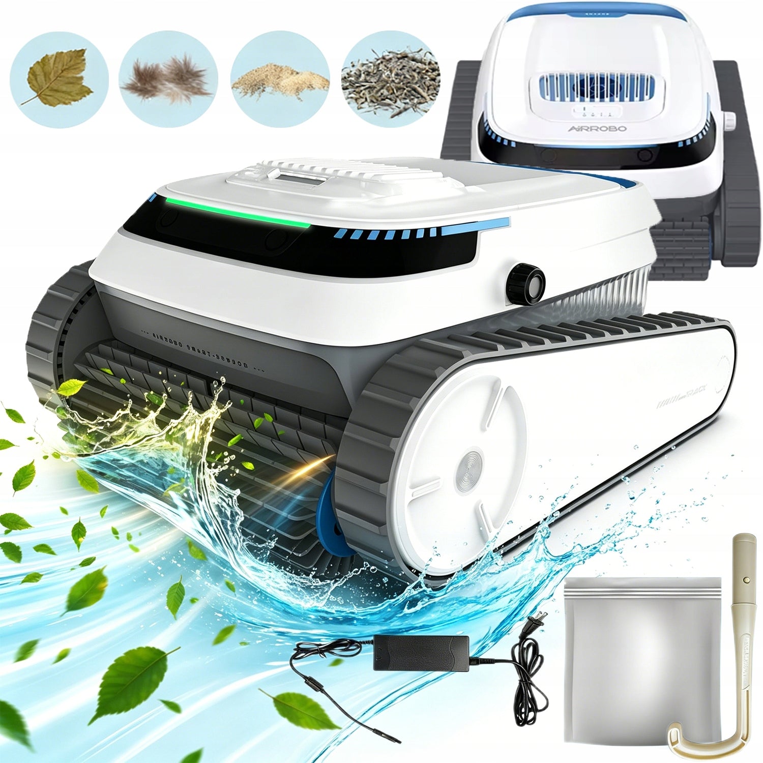 Automatic Pool Cleaning Robot Vacuum Cleaner Airrobo PC10 170m² 120 min