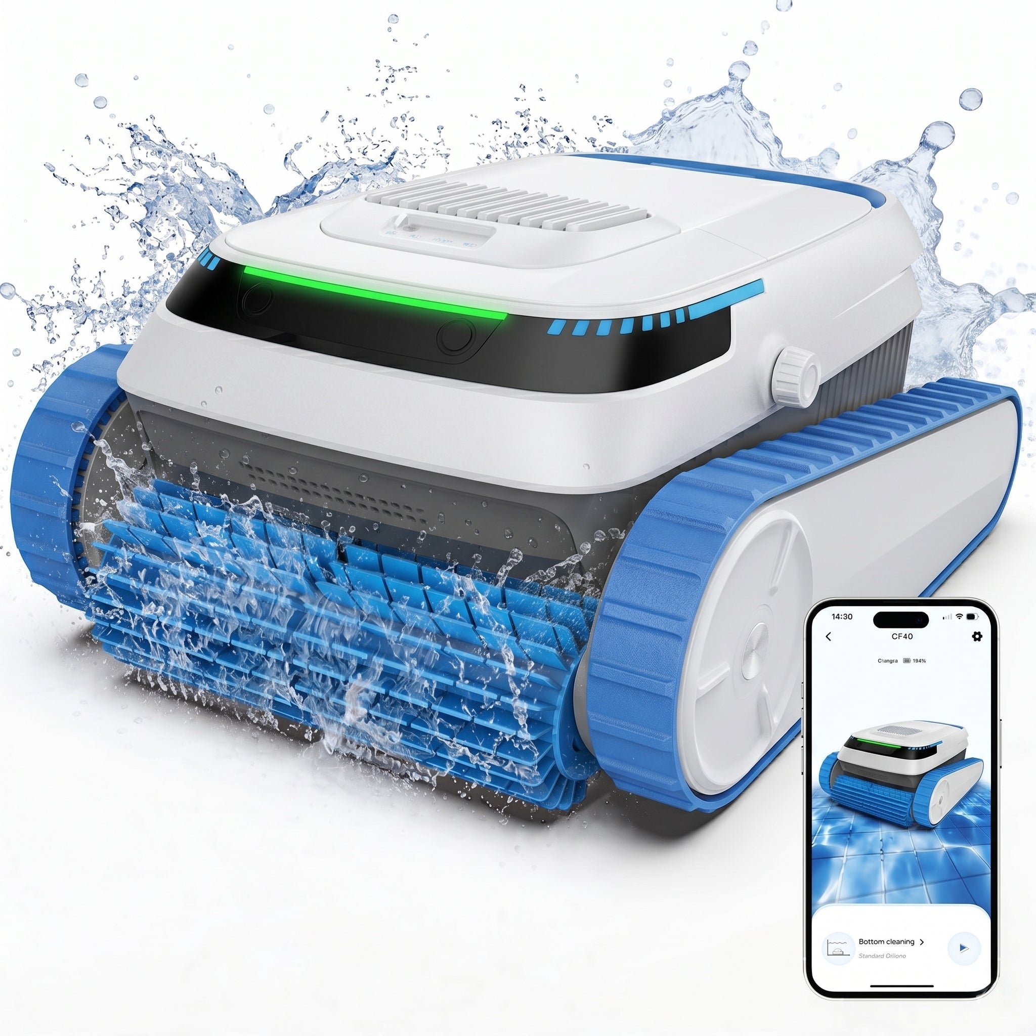Automatic Pool Cleaning Robot Vacuum Cleaner Airrobo PC20 170m² 120 min APP Manufacturer code 4071569565251PC20 170m² 120 min APP