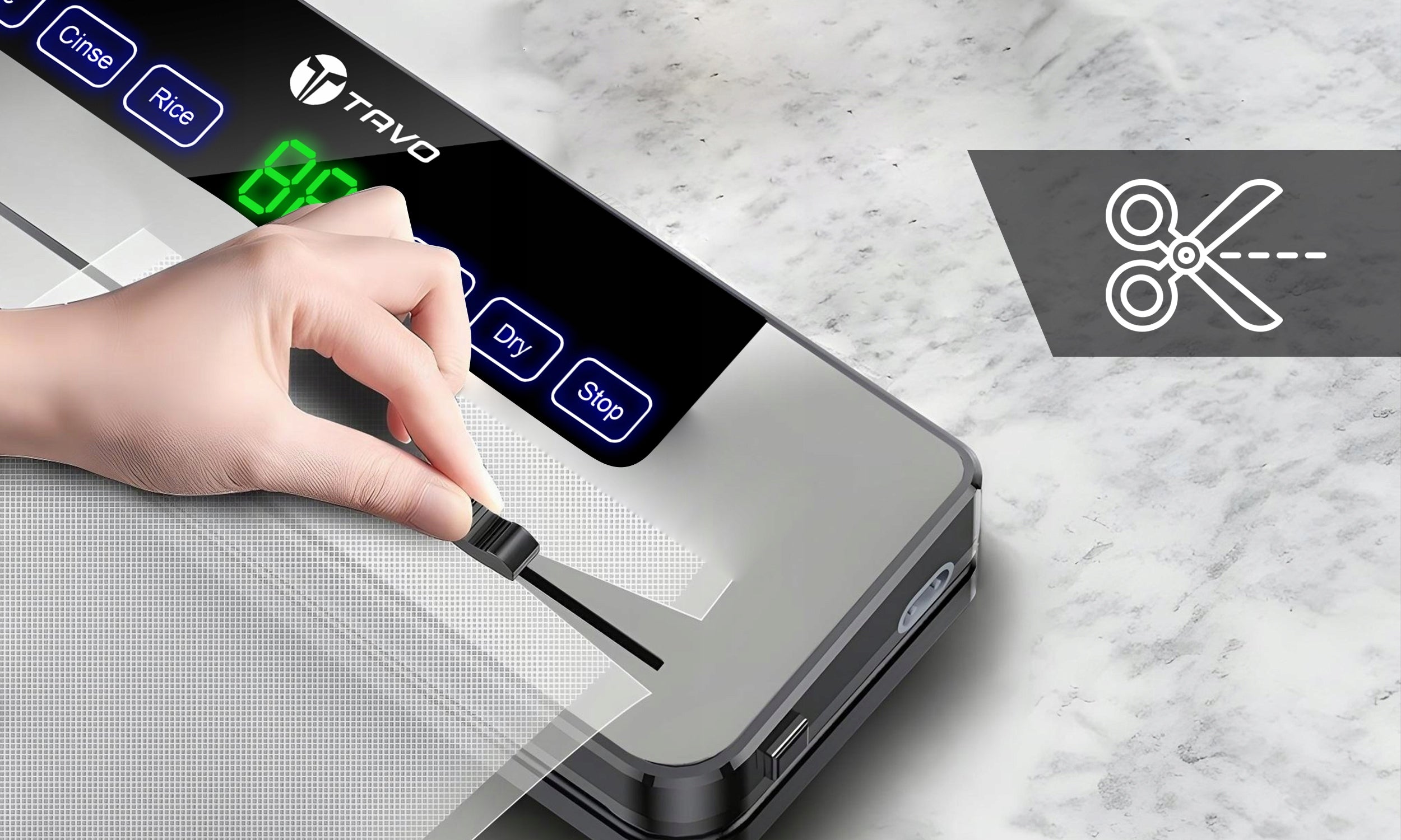 Automatic Vacuum Welding Machine for Food Foil MAX Maximum seal width 0.3 cm