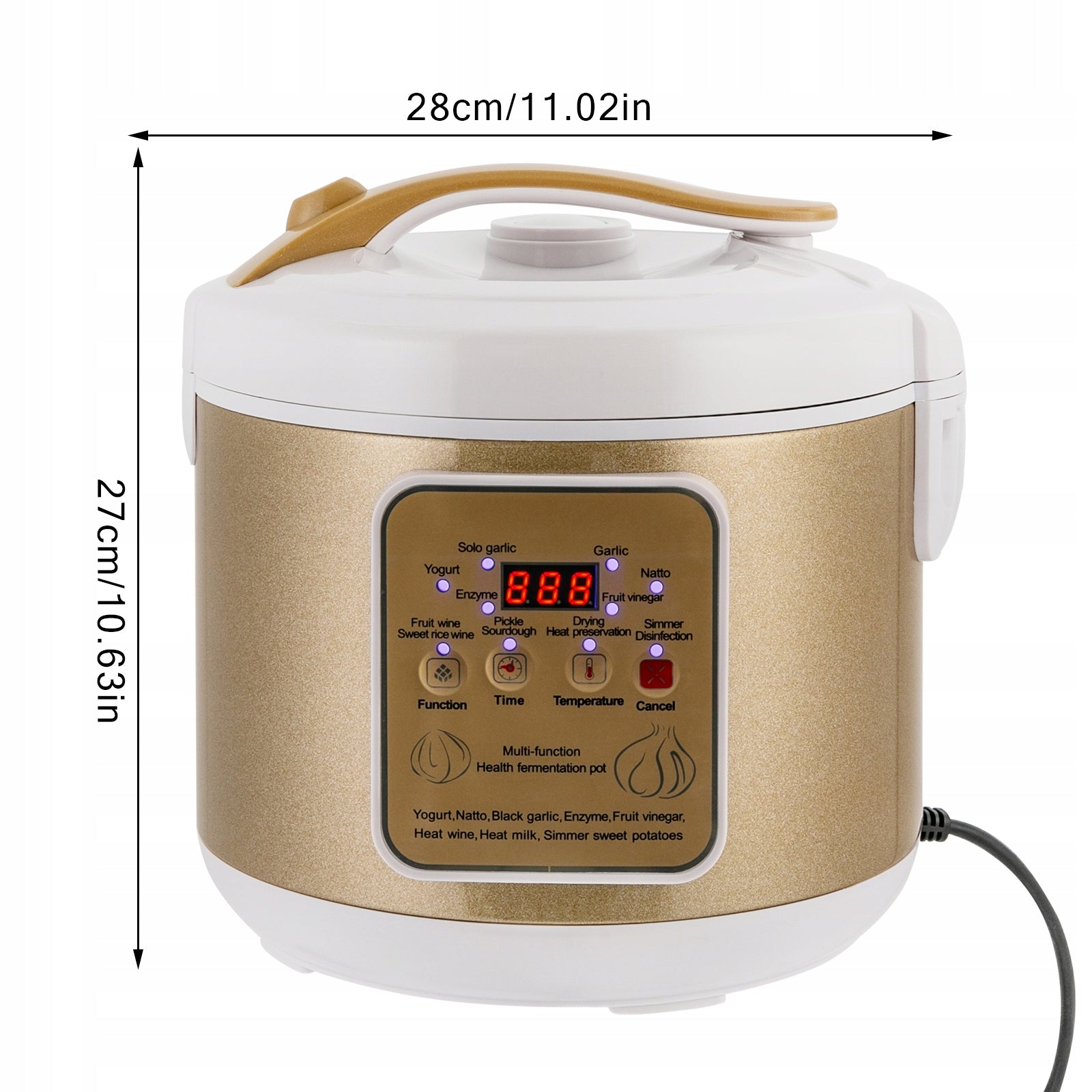 Automatic black garlic fermenter 6L Brand no brand
