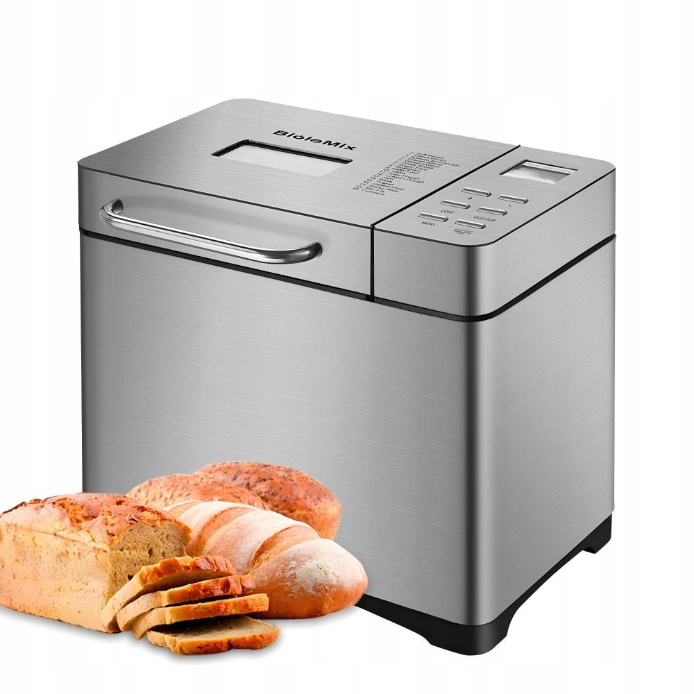 Automatic bread maker BioloMix 19w1 650W stainless steel LCD