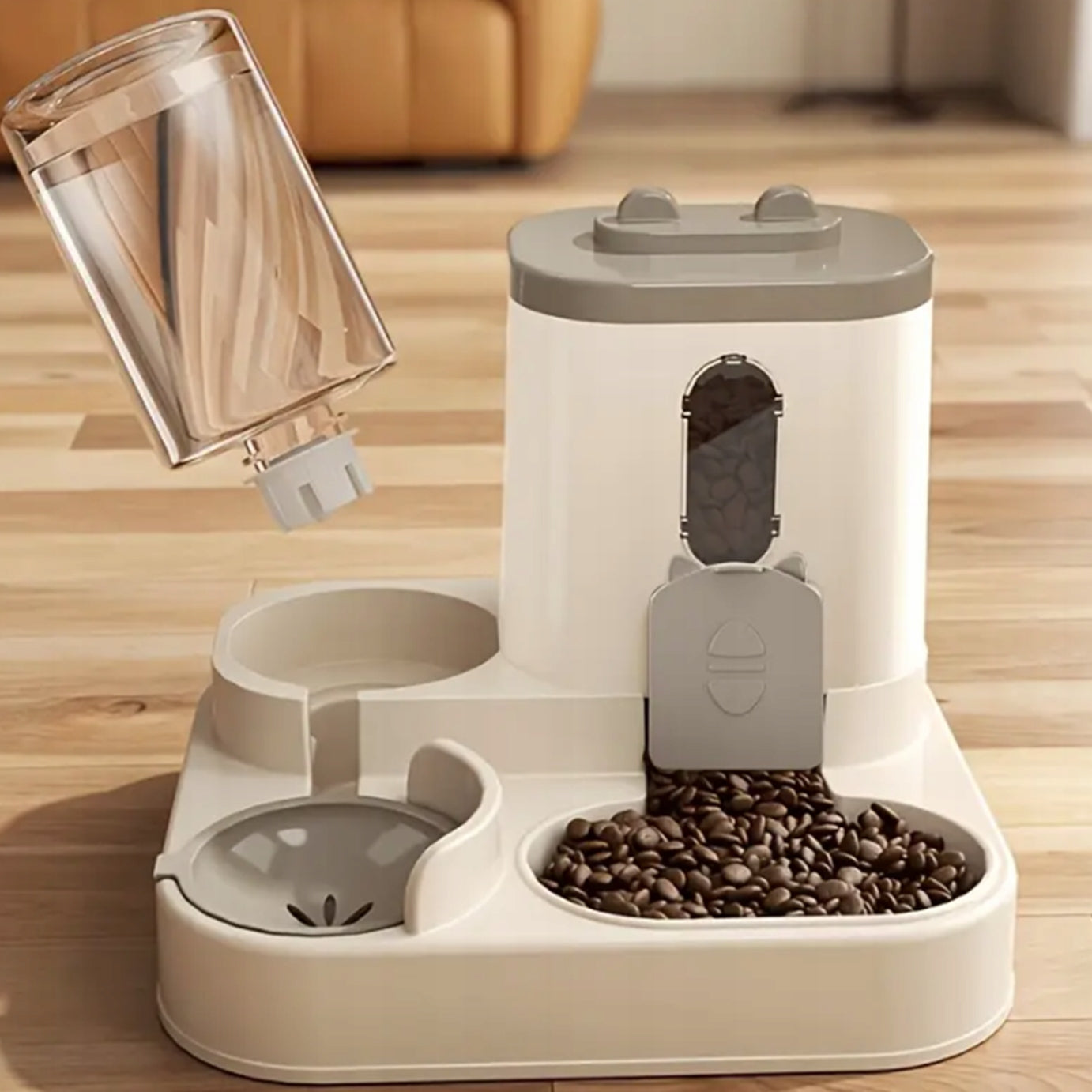 Automatic cat dog food and water feeder 2in1 gift Manufacturer code Automatyczny Dozownik