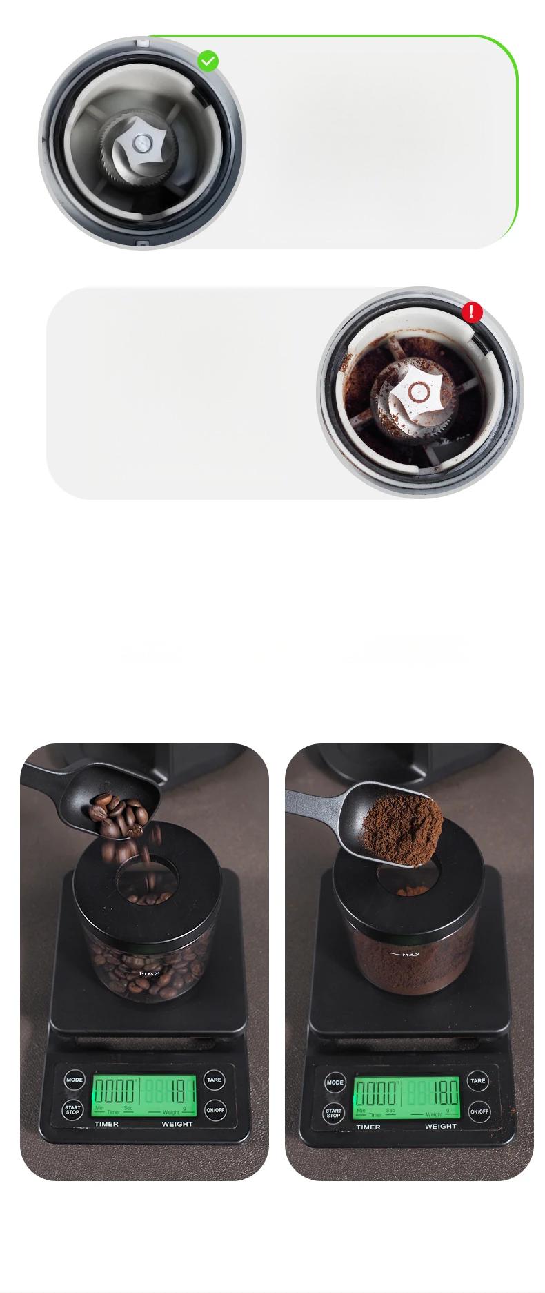 Automatic coffee grinder HiBREW G3A visible bean container Packaging status original