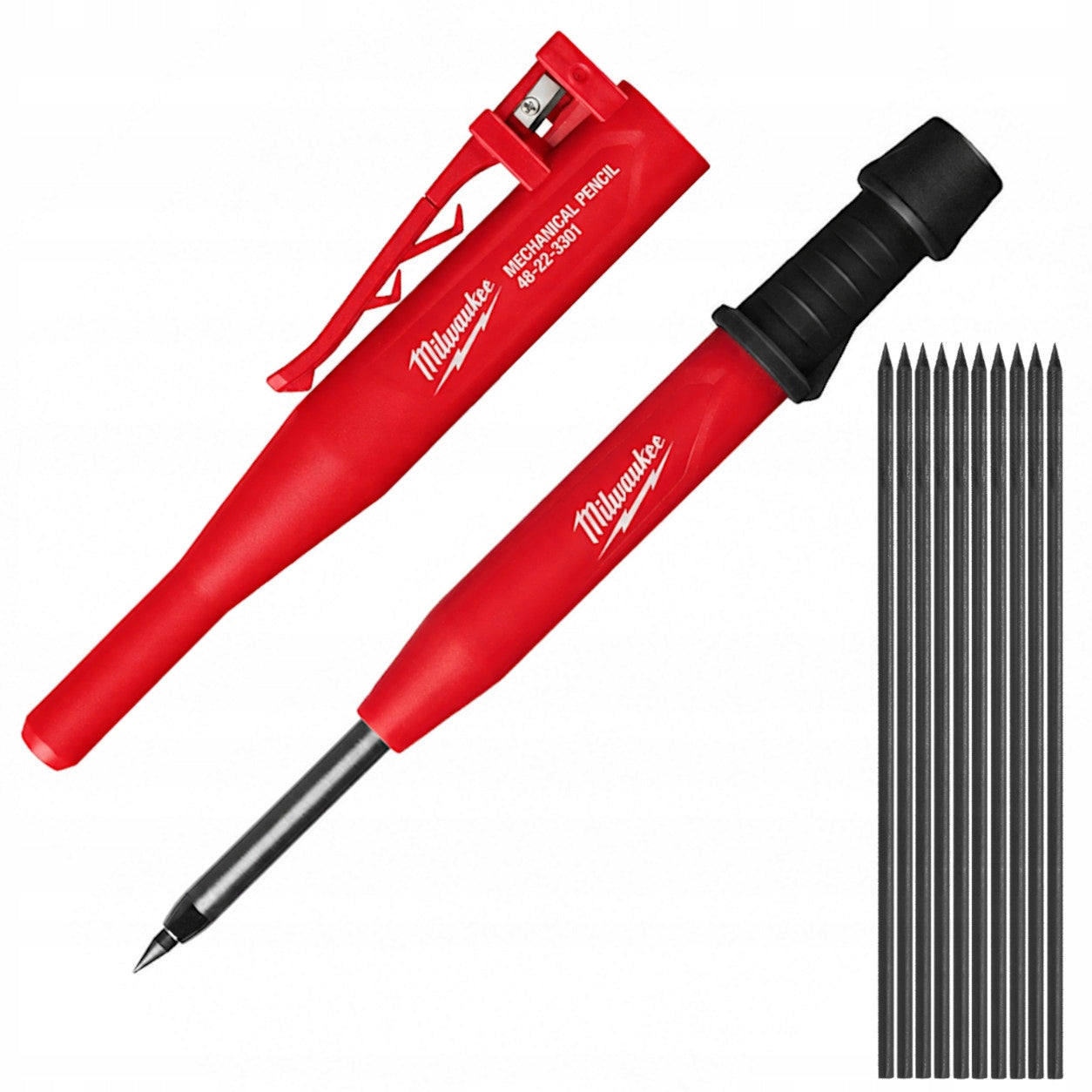 Automatic construction pencil with replaceable cartridges Milwaukee 4932501156 Packaging status original