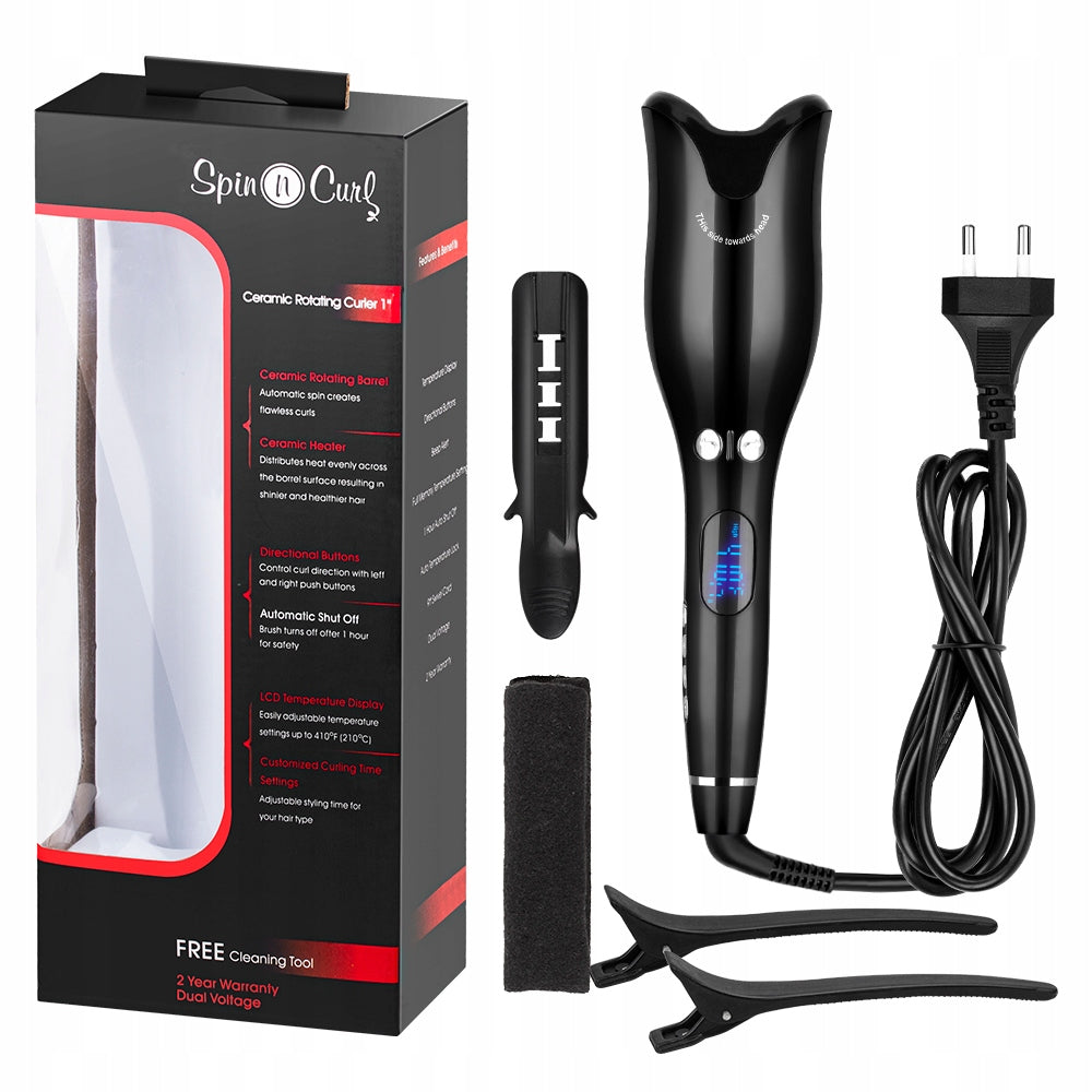 Automatic curling iron Homkel AUTOMATIC HAIR CURLER TEMP ADJUSTMENT Brand Homkel