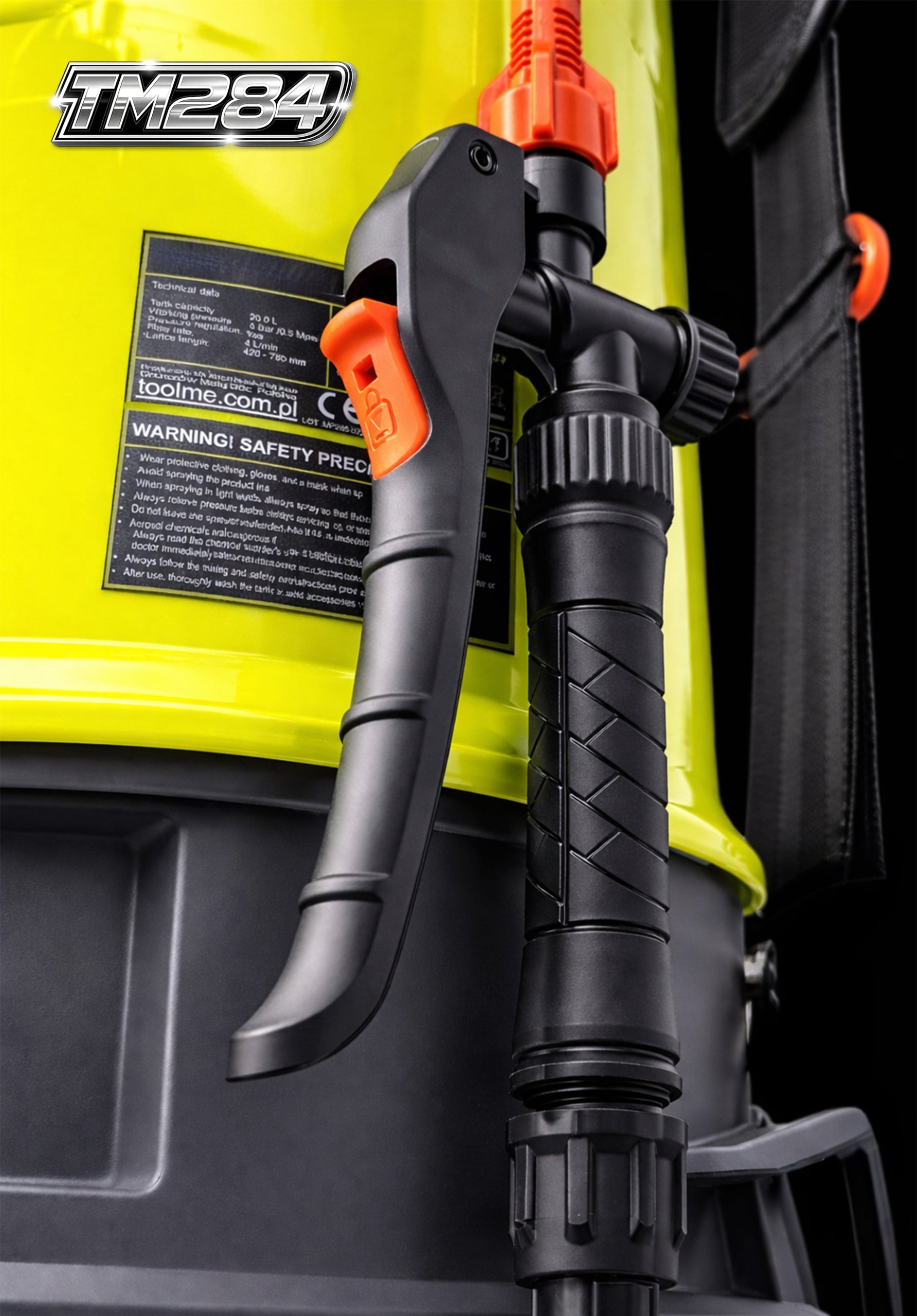 Automatic electric pressure sprayer 10l LED LCD PREMIUM toolme Manufacturer code TM284